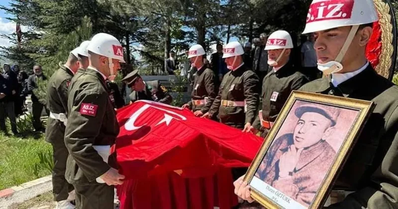 Şehit onbaşı 61 yıl sonra memleketine defnedildi