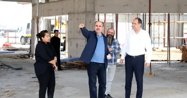 Konya haberleri Başkan Altay, Mevlevi Dergahı inşaatını inceledi 07 Mayıs 2026