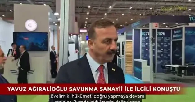 Ağıralioğlu ndan savunma sanayisi yatırımlarına destek mesajı