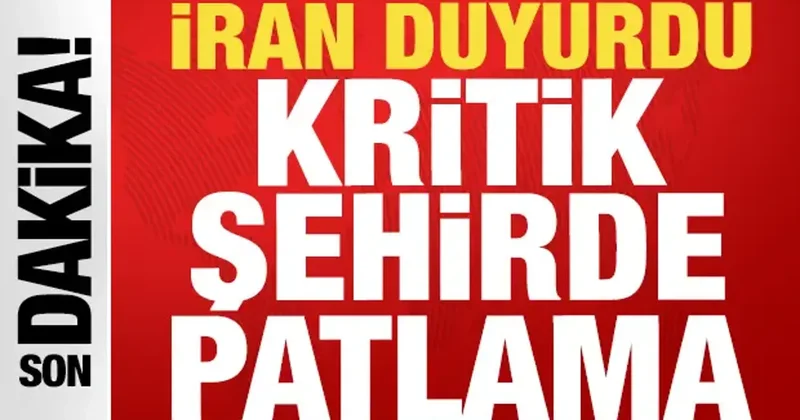 İran son dakika duyurdu: Deniz Kuvvetleri nin ana üssü olan şehirde patlama