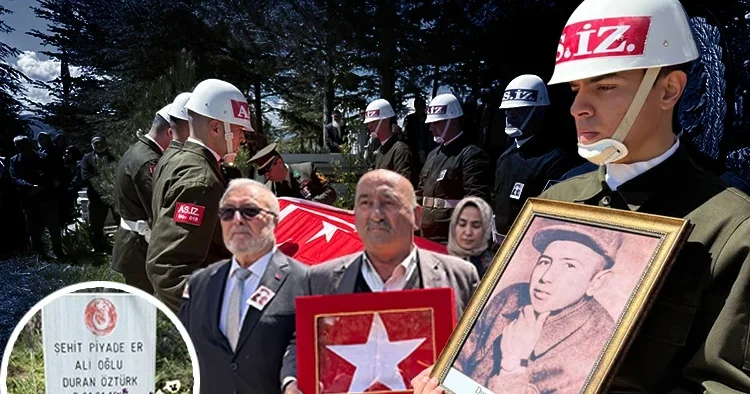 Bir vefa hikayesi! Silah arkadaşı tesadüfen fark etmişti: Şehidin naaşı 61 yıl sonra baba ocağında