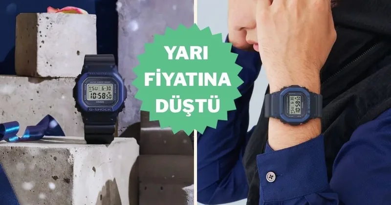 Zorlu koşulların saati Casio G Shock saatte kaçırılmayacak fırsat