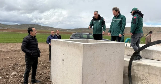 Demirözü sulaması tamamlama inşaatında çalışmalar sürüyor Bayburt Haberleri