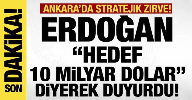 Erdoğan Hedef 10 milyar dolar diyerek duyurdu: Cezayir ile iş birliğimiz ilerliyor!