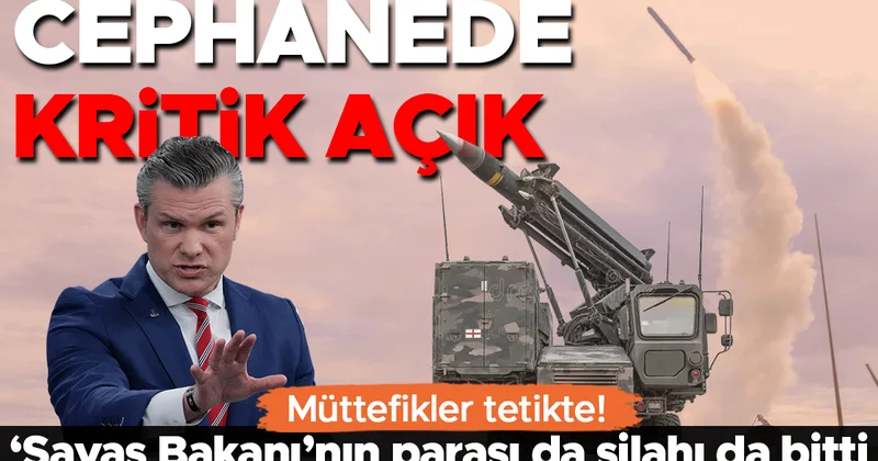 Trump’ın ‘Savaş Bakanı’nın parası da silahı da bitti Cephanede kritik açık: Müttefikleri de tetikte!