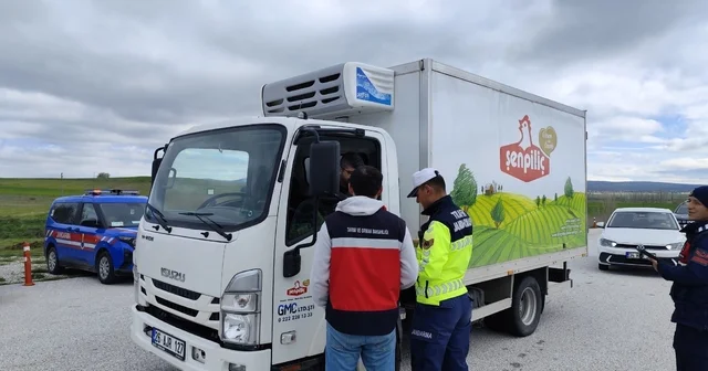 Çavdarhisar da yol kontrol faaliyetleri Kütahya Haberleri