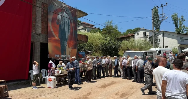 Söğütalan Köyünde hayır yemeği düzenlendi Çanakkale Haberleri