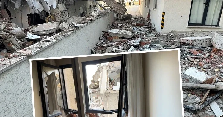 İstanbul daki çalışmada korku dolu anlar: Büyük bir gürültü ve sarsıntı yaşandı; panikle evlerinden çıktılar!