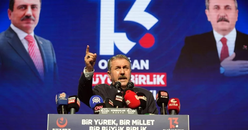Büyük Birlik Partisi nde Mustafa Destici yeniden genel başkan seçildi