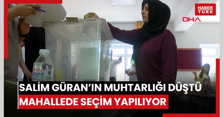 Narin Güran davasında cezası kesinleşen Salim Güran’ın muhtarlığı düştü; mahallede seçim yapılıyor