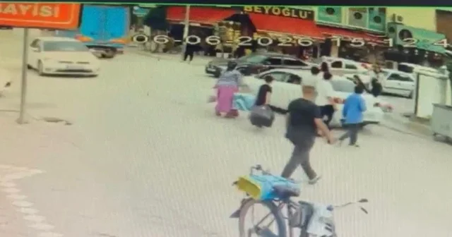 Iğdır da otomobilin çarptığı 6 yaşındaki çocuk yaralandı: Kaza anı kamerada Iğdır Haberleri