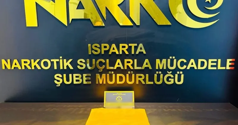 Isparta da 6 bin 115 adet kağıda emdirilmiş uyuşturucu ele geçirildi