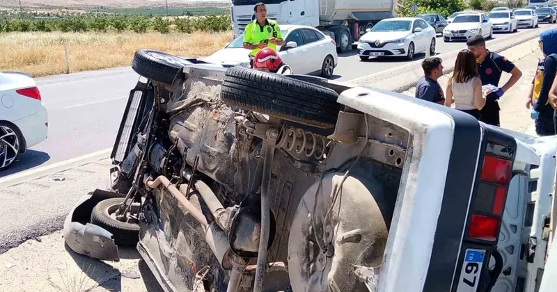 Ters dönen otomobildeki 8 aylık bebek hayatını kaybetti
