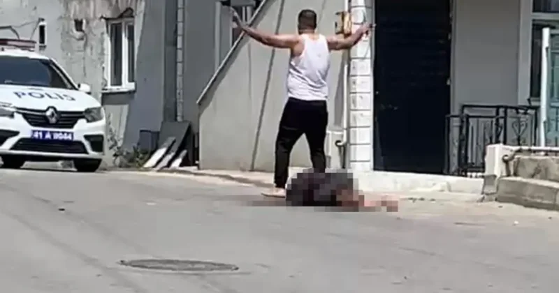 Kocaeli de sokak ortasında korkunç cinayet! Kocası tarafından bıçaklanan kadın hayatını kaybetti