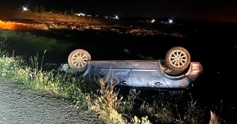 Eskişehir’de araç takla attı: 1 yaralı