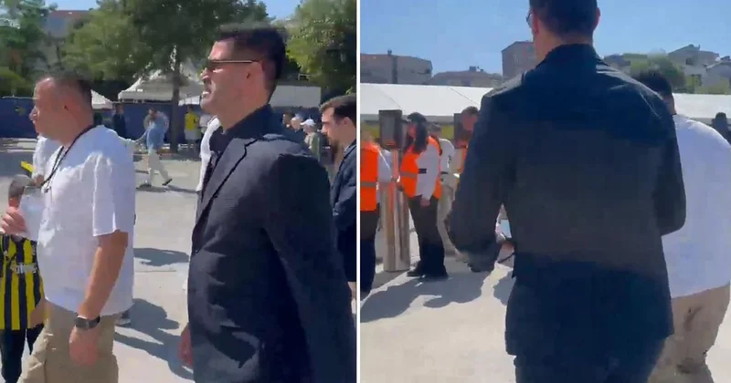 Volkan Demirel oy vermek için Kadıköy de