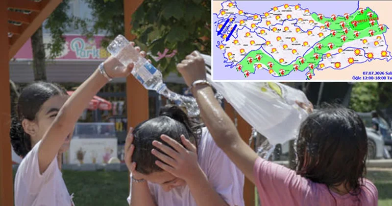 Son dakika hava durumu: Sıcak etkili olacak... 3 bölgede sağanak! Bugün hava nasıl olacak Son dakika haberleri