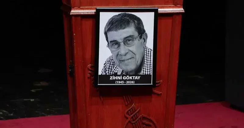 Usta oyuncu Zihni Göktay için Harbiye de tören düzenlendi
