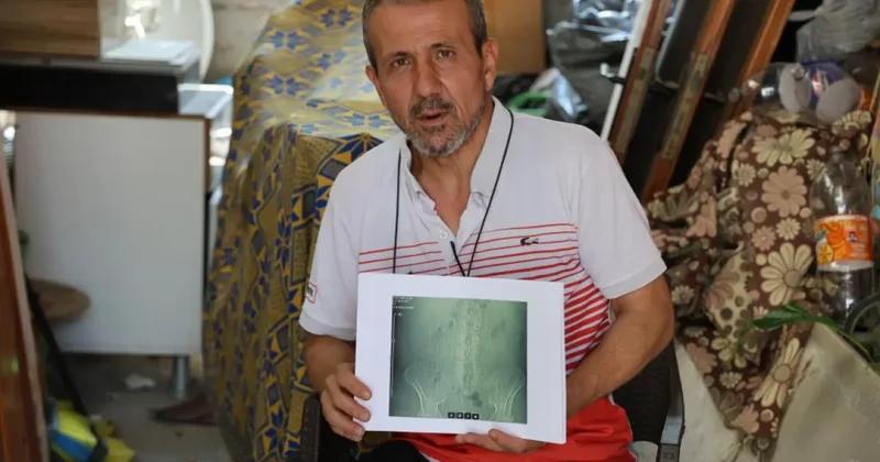 İş kazası geçirdi, ameliyat oldu, belinde panç unutuldu