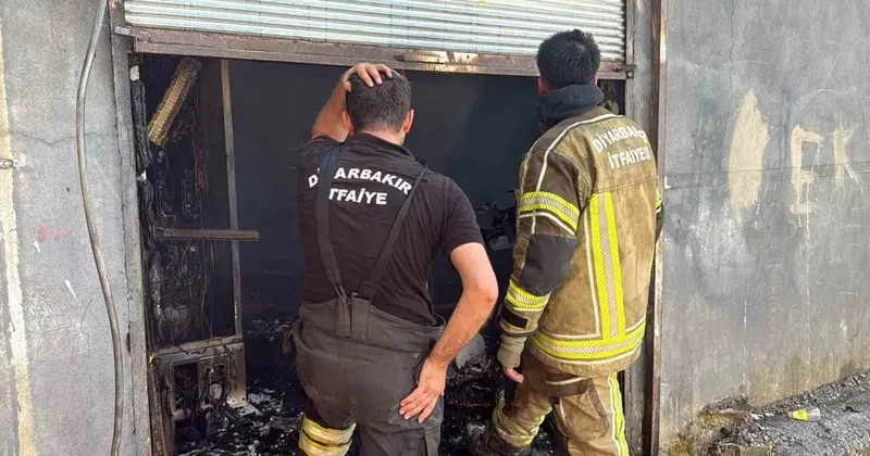 Diyarbakır’da marangoz atölyesinde yangın: 2 yaralı