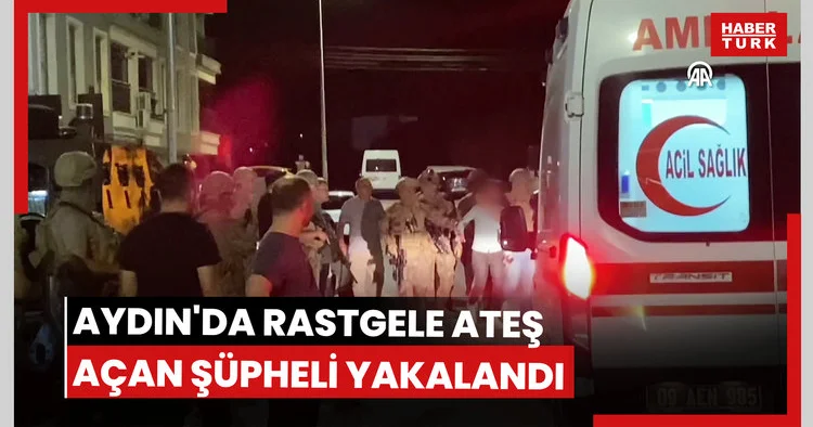 Aydında pompalı tüfekle rastgele ateş eden şüpheli gözaltına alındı