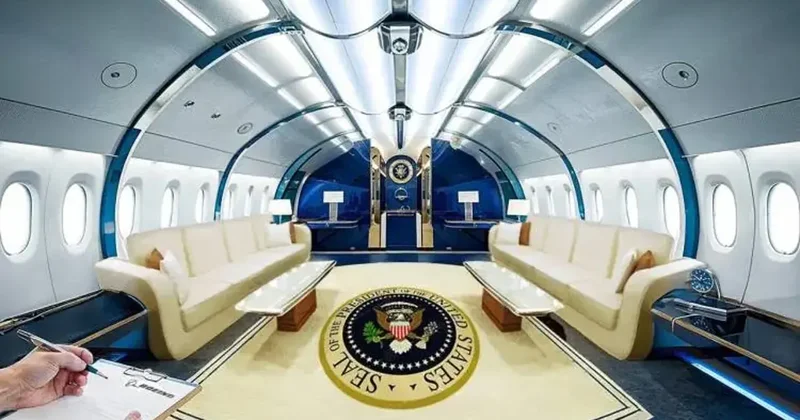 Tam 400 milyon dolar değerinde! İşte Trump ın uçan kalesi: BOEİNG VC 25B!