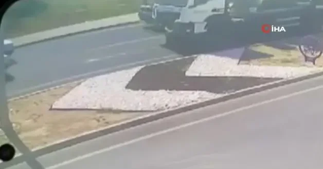 Beton mikserinin çarptığı yaya öldü