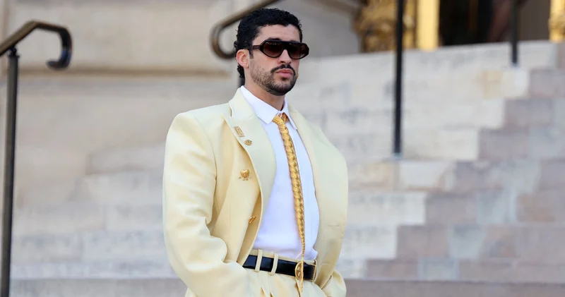 Bad Bunny nin Paris Moda Haftası stili