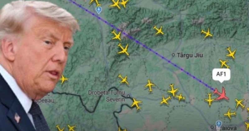 Tüm gözler Türkiye ye gelecek Trump ın uçağında... Dünyanın en çok takip edileni oldu Sözcü Gazetesi