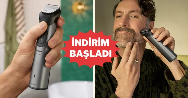 Tek cihazla saç, sakal ve vücut tıraşı: Philips bakım seti indirimde