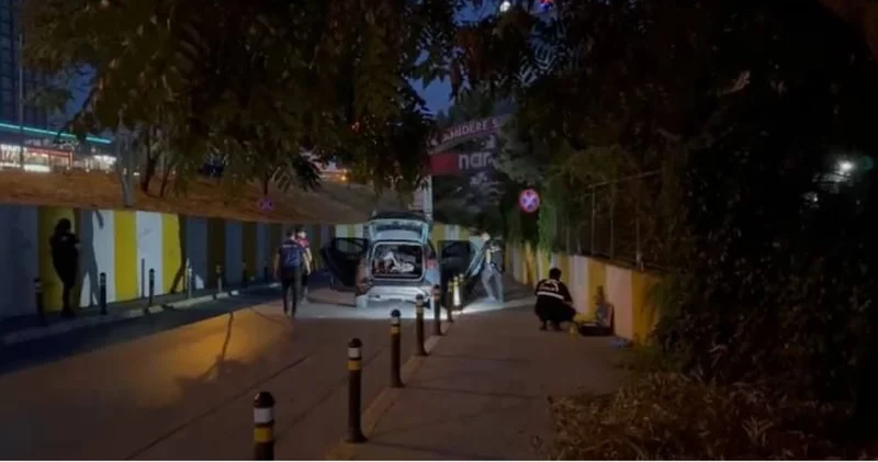 Beylikdüzü nde polis ve şüpheliler arasında arbede