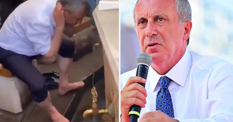 Özgür Özel in abdest görüntülerine Muharrem İnce den olay yorum