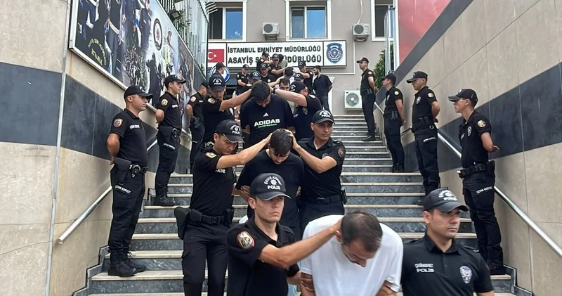 Son dakika haberleri: İstanbul merkezli 4 ilde suç örgütlerine operasyon: 2 si 18 yaşından küçük 32 gözaltı