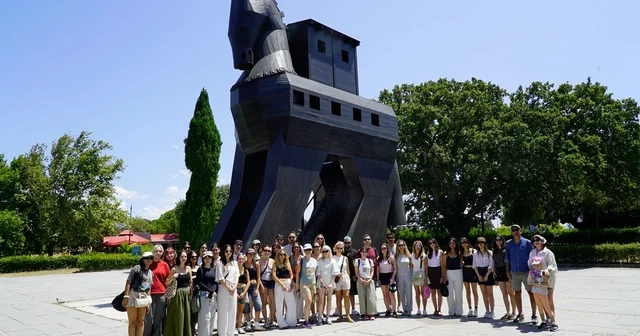 Mitolojiden geleceğe: Dört ülkeden gençler Troya yı yeniden tasarladı İzmir Haberleri Habertürk Yerel Haberler