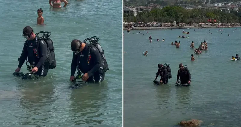 Büyükçekmece de boğulma ihbarı üzerine denizde başlatılan arama çalışmasına devam edildi