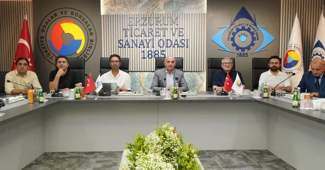 ETSO ve İSO mesleki eğitim protokolü kapsamında yürütme kurulu toplandı Erzurum Haberleri Habertürk Yerel Haberler