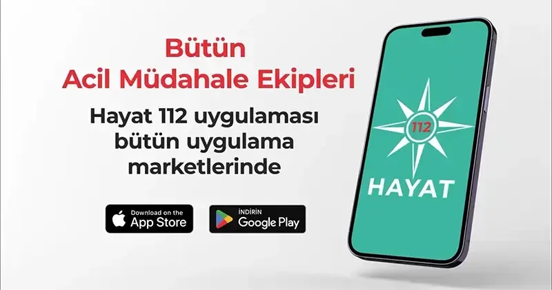 İçişleri nden HAYAT 112 Acil Mobil Uygulaması için kamu spotu