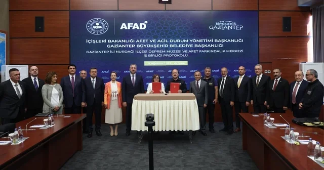 Nurdağı Deprem Müzesi ve Afet Farkındalık Merkezi için iş birliği protokolü imzalandı Gaziantep Haberleri Habertürk Yerel Haberler