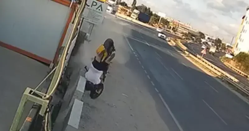 Yeni aldığı motosikletle kaza yapan Utku öldü; o anlar kamerada