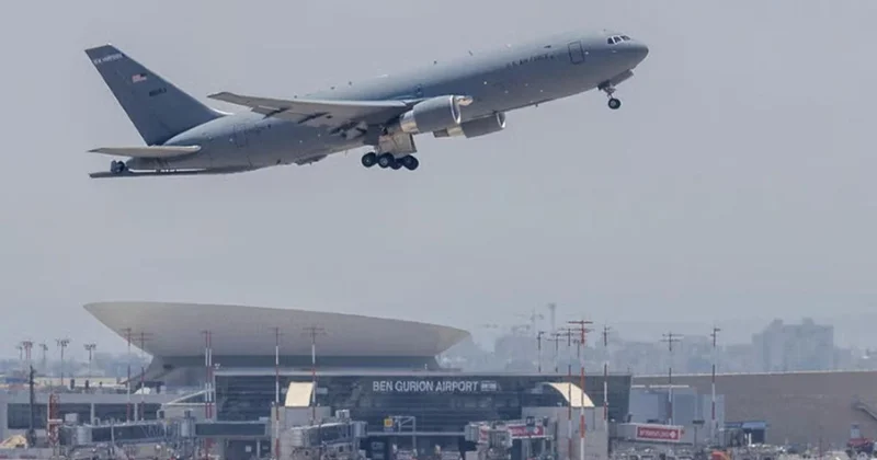 ABD Hava Kuvvetleri, Ben Gurion Havaalanı ndan yakıt ikmal uçaklarını çekmeye başladı