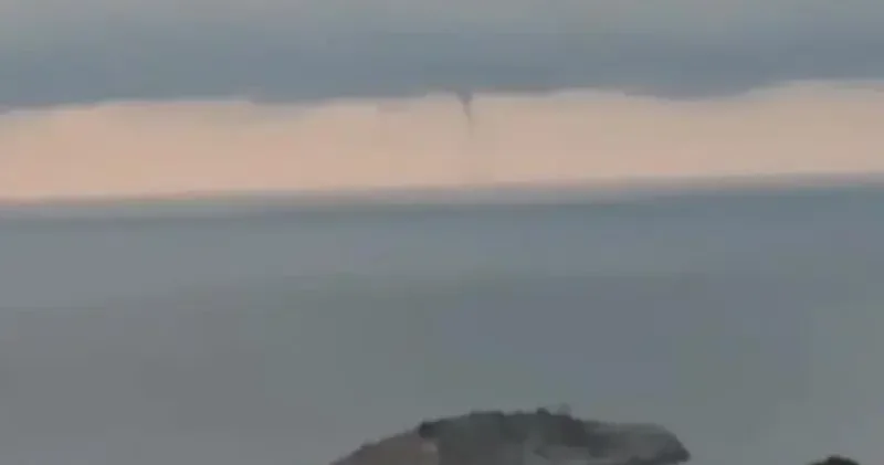 Amasra da hortum görüldü
