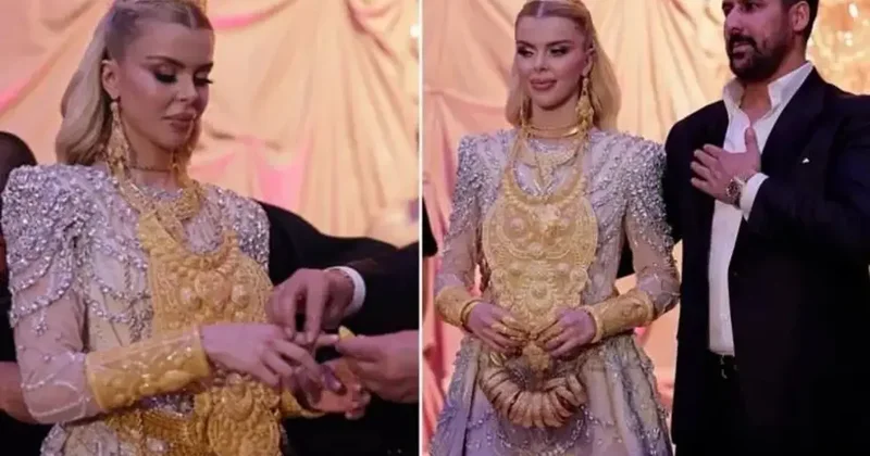 Fenomen Çağla Öz, Vanlı Kara Haydar ile evlendi! Takılan altın dudak uçuklattı
