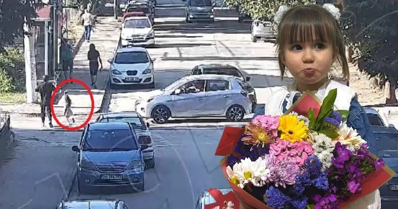 Eskişehir de 3 yaşındaki Elif Mavi nin hayatını kaybettiği kazanın görüntüleri ortaya çıktı Sözcü Gazetesi