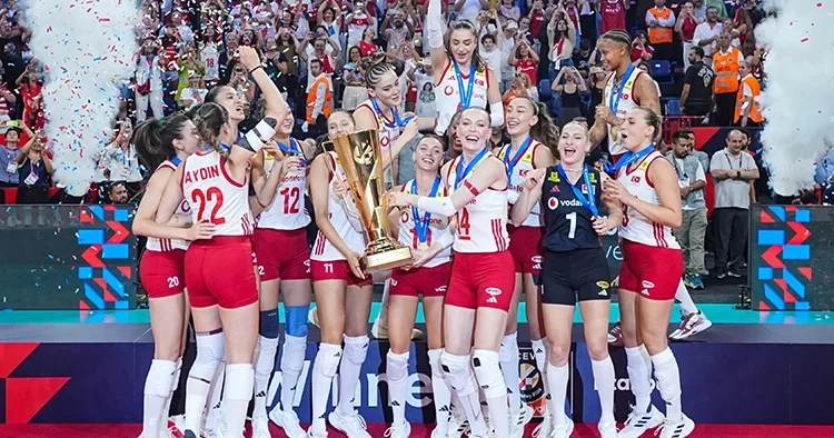 Türk kadın voleybolu 2026 ya damga vurdu!