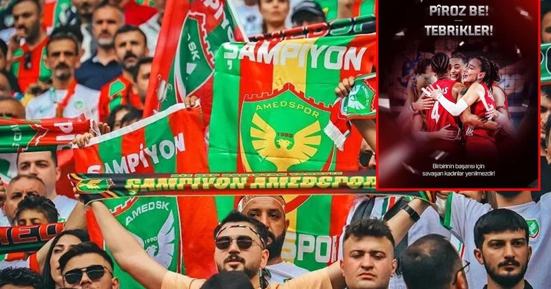 Amedspor dan Filenin Sultanları na Kürtçe ve Türkçe tebrik