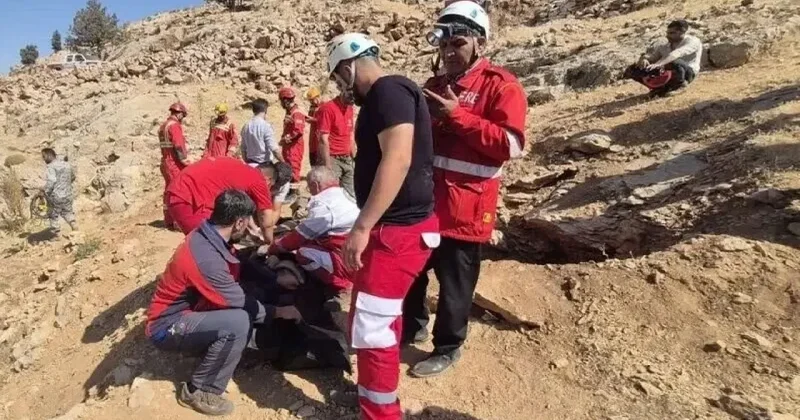 İran da maden ocağı göçtü