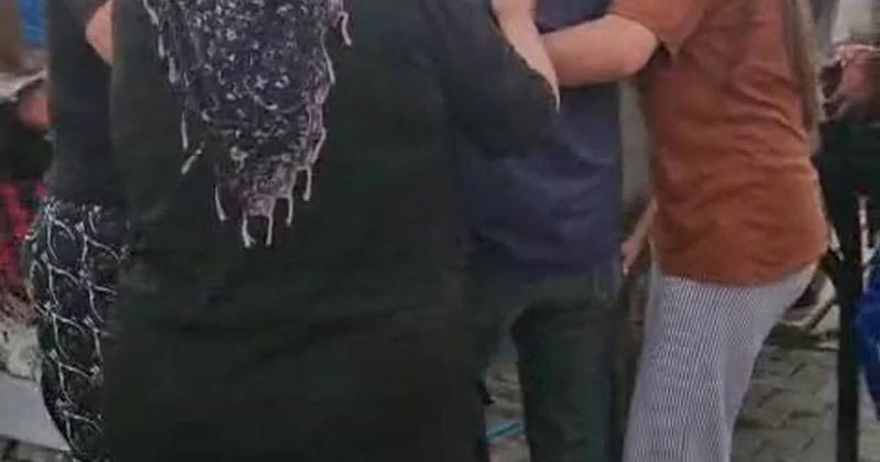 Öz kızına bile acımadı! Konteyner kenti palayla bastı!
