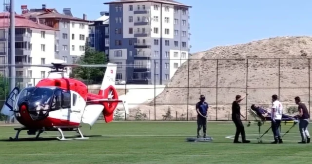 Darende de 72 yaşındaki hasta hava ambulansıyla Malatya ya sevk edildi Malatya Haberleri Habertürk Yerel Haberler
