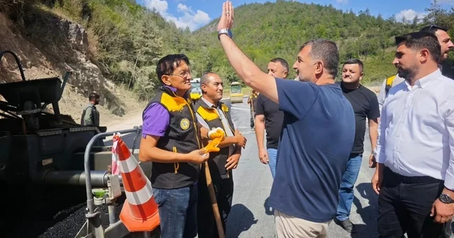 Yığılca da Yedigöller grup yolu asfaltlanıyor Düzce Haberleri Habertürk Yerel Haberler