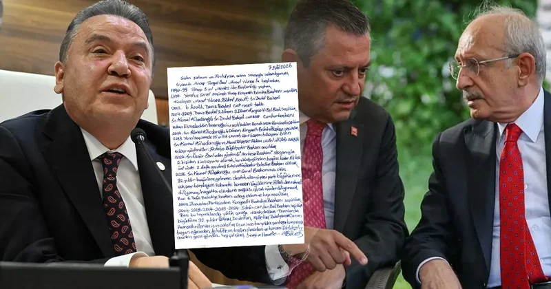 Muhittin Böcek’in mektubunda dikkat çeken Özgür Özel Kılıçdaroğlu detayı